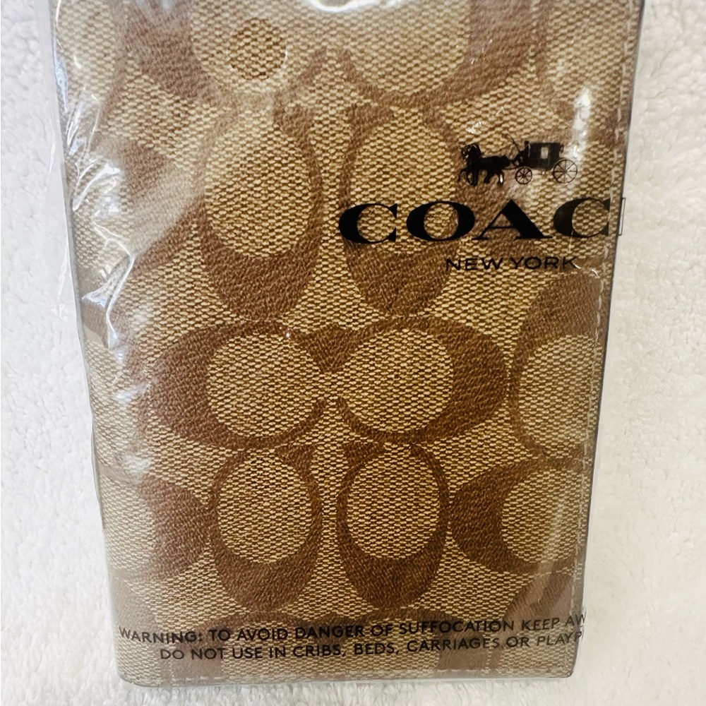 Brand NEW Coach Leather passport cover